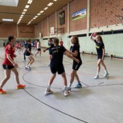 Training im Schulzentrum Westerland