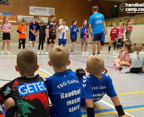 Handballcamp Calbe an der Saale Aufwärmen