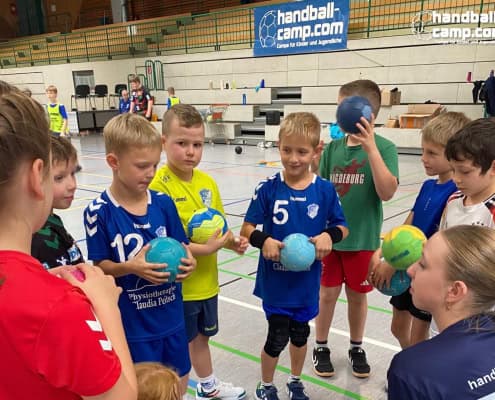 Handballcamp Calbe an der Saale Übung