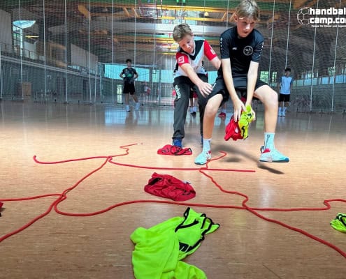 Handballcamp Kirchhain Aufwärmspiel