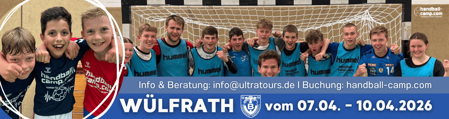 Banner Handballcamp Wülfrath